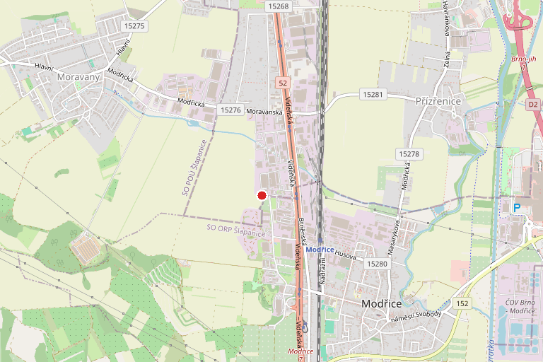 Komerční pozemky 539/55 a 539/54, Přízřenice, okres Brno-město