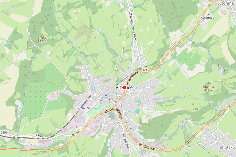 Záměr prodeje části pozemku p. č. 3110/35, v k. ú. Vizovice