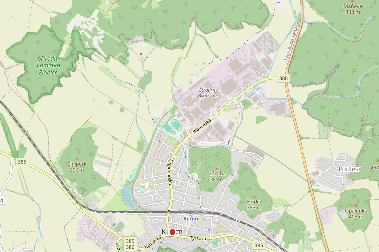 Prodej — Pozemek p.č. 2426/2 v k.ú. Kuřim