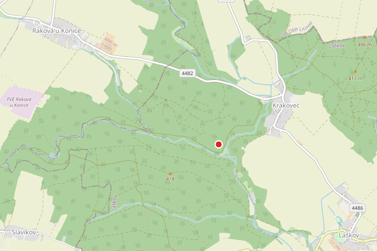 Oznámení o zrušení záměr pronájmu prostor prodeje zmrzliny, na pozemku parc. č.202 v k. ú. Laškov.