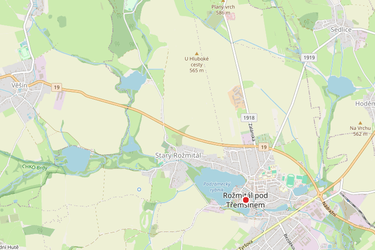 Oznámení o záměru prodeje pozemku v k.ú. Hutě pod Třemšínem