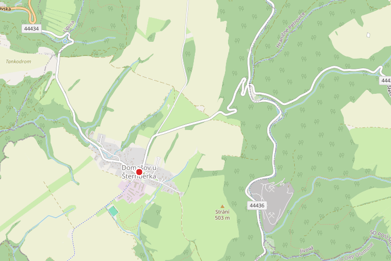 Záměr na prodej části pozemku parc.č.1236/32. k.ú. Domašov u Šternberka