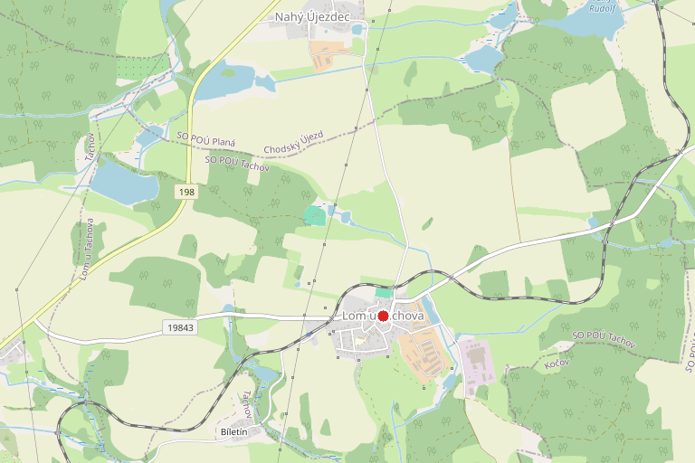 Prodej — Rybník Lom u Tachova, k.ú. Lom u Tachova (okres Tachov)
