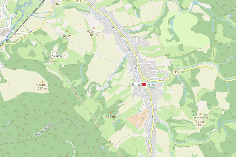 Záměr obce - prodej části pozemku p. č. 4163/3 o výměře cca 17 m2 v k. ú. Dolní Dobrouč