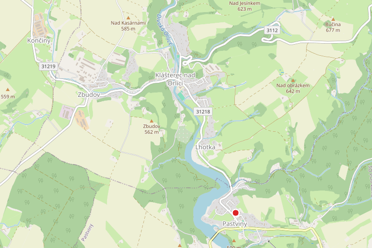 Prodej — Prodej st. pozemku p.č. 1014 v kat. území Pastviny u Klášterce nad Orlicí