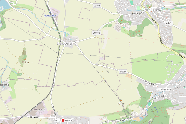 Záměr prodat pozemek - majetek obce Tuchoměřice - parc. č. 77/74 k.ú. Tuchoměřice