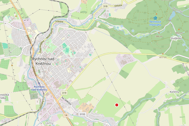 Prodej — Pozemek - pozemková parcela č. 978/10 v katastrálním území Dlouhá Ves u Rychnova nad Kněžnou