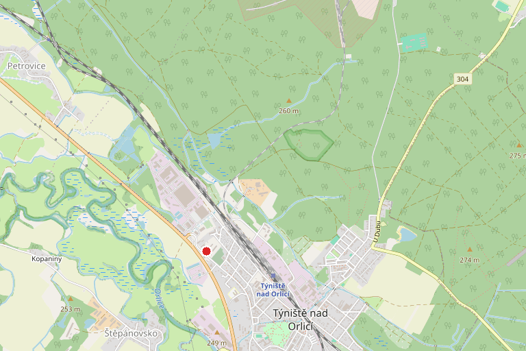 Komerční budova, Týniště nad Orlicí, okres Rychnov nad Kněžnou