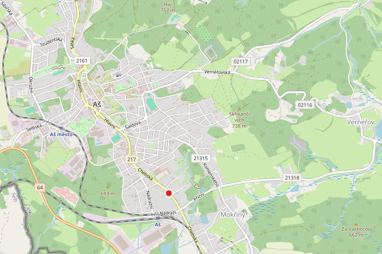 Pozemky určené pro rezidenční a komerční výstavbu v Aši, cca 3900 m2