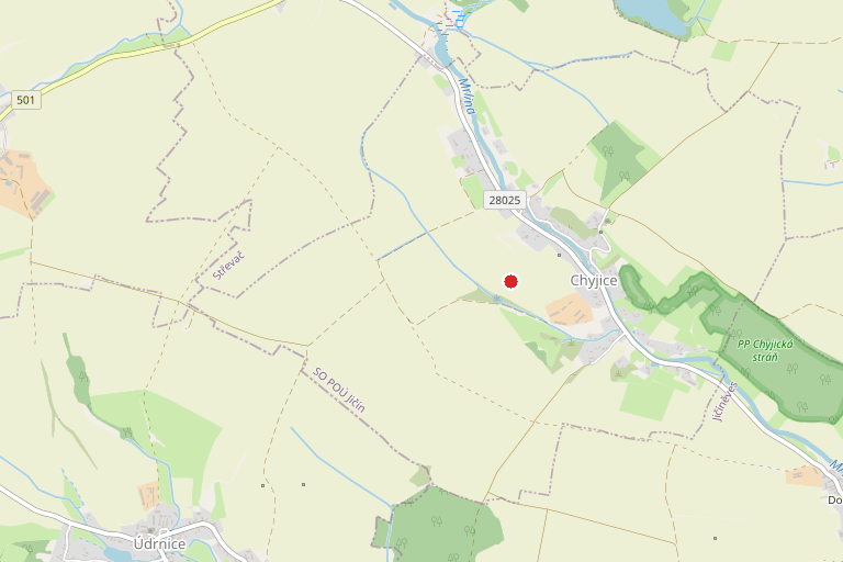 Záměr prodeje pozemku parc. č. 237/25, k. ú. Chyjice