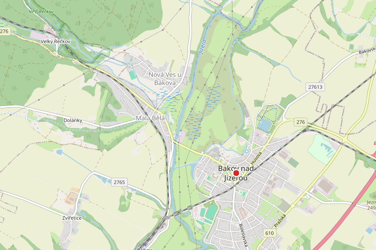 Záměr přímého prodeje pozemku parc.č. 1206/49 a parc.č. 1526/2 k.ú. Bakov nad Jizerou