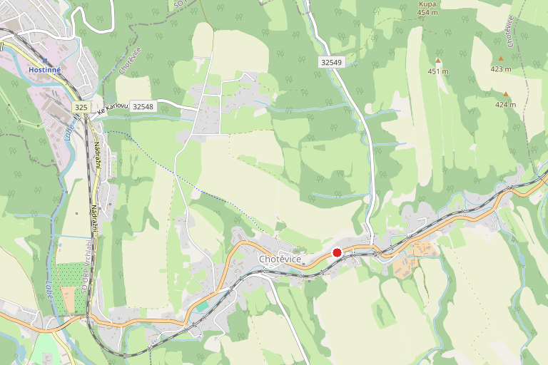 Záměr obce pronajmout část parcely č. 4209 v katastrálním území Chotěvice