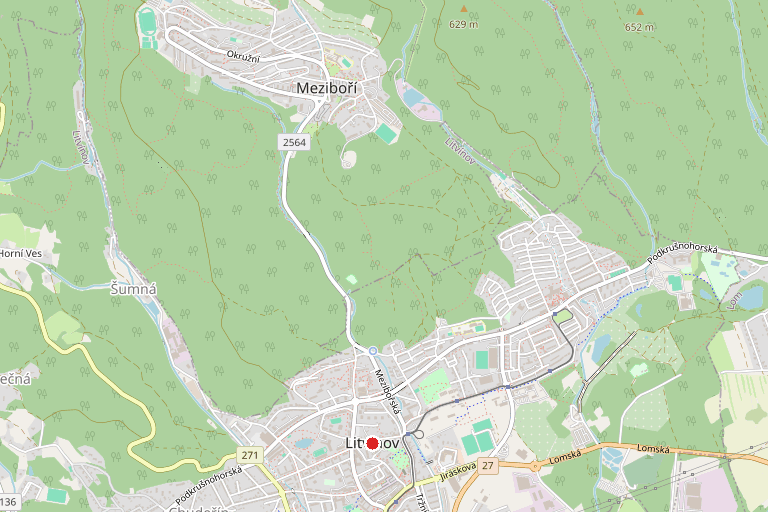 Záměr prodeje - pozemek p.č. 2853 v k.ú. Horní Litvínov